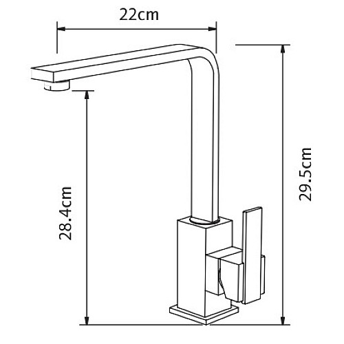 70200 方形廚房龍頭-2