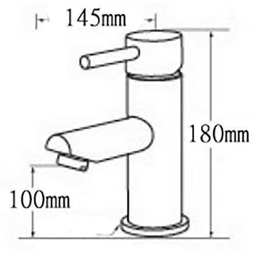 YS3512不銹鋼面盆單孔龍頭-2