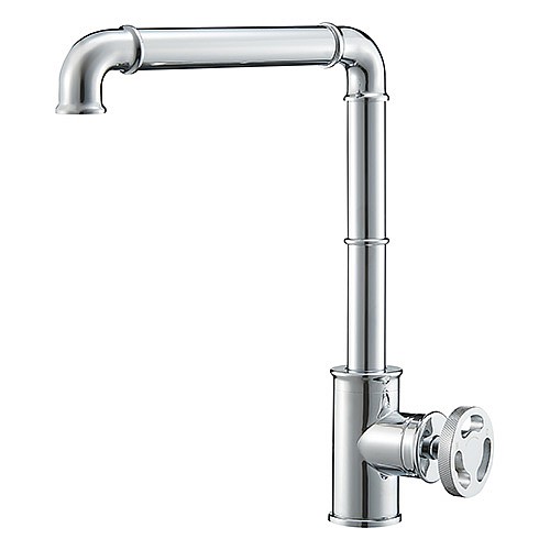 90326(銀色) 工業風冷熱水龍頭-1