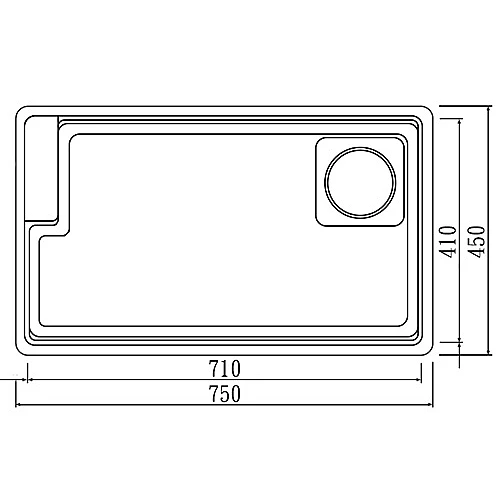 KDP-7545  3D不銹鋼壓花多功能水槽-0