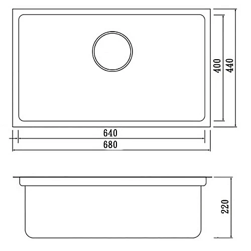 K-6844不鏽鋼方形水槽-0