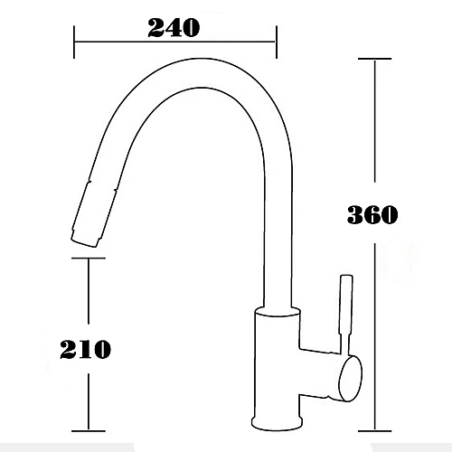 80196B2-Cr 不銹鋼伸縮龍頭(亮面鉻色)-0
