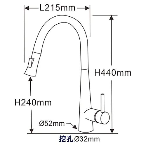 80195-LF 不銹鋼 無鉛認證廚房伸縮龍頭-0