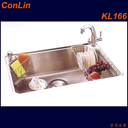 KL166歐式方形大單槽