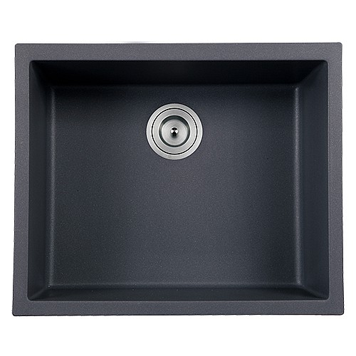 EKS-585B結晶石單水槽/金屬黑-1