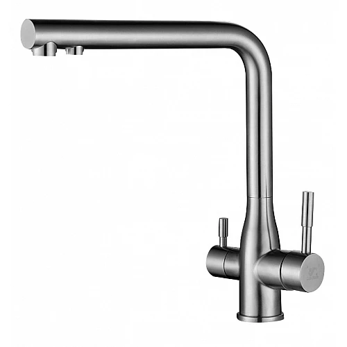 K-6A酒瓶曲線不銹鋼廚房三用龍頭-1