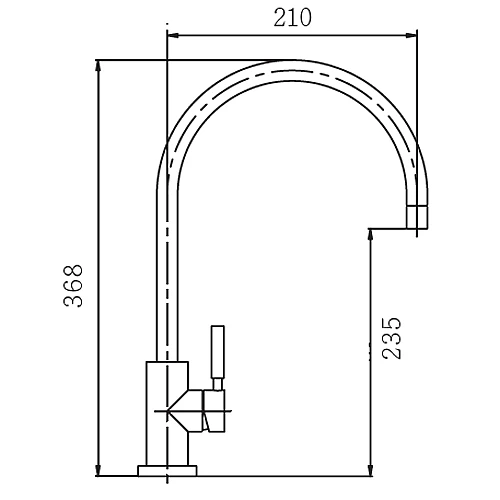 C-19B不銹鋼廚房龍頭-1