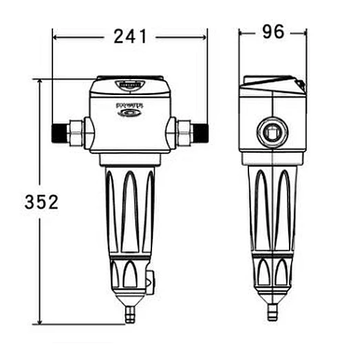 ESF05-M 手動式前置反洗過濾器-1