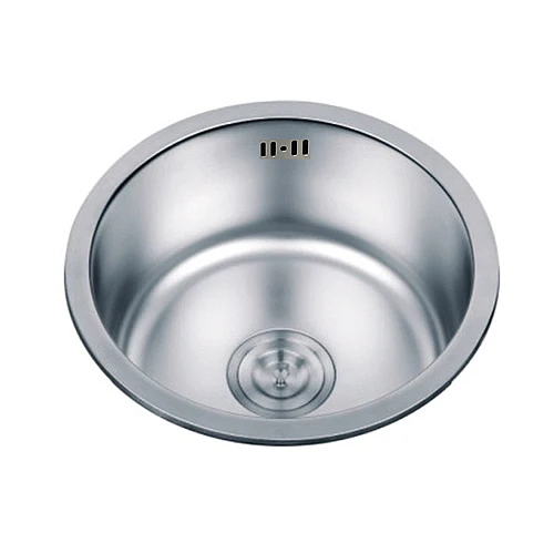 K-043不銹鋼圓型水槽(有溢水孔)-1