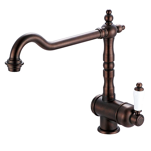 10166OB(古銅色)古典廚房龍頭-1
