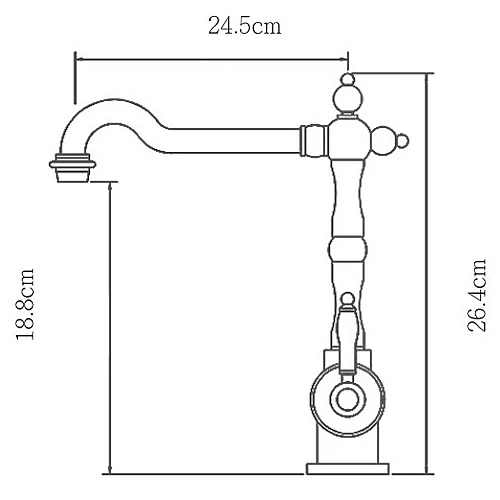 10166古典廚房龍頭-2