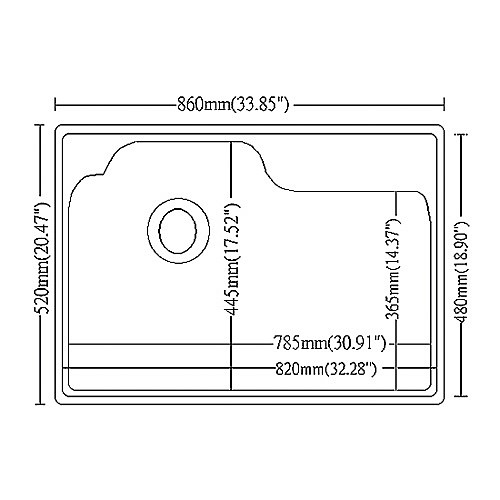 SE-860P壓花不銹鋼水槽-2
