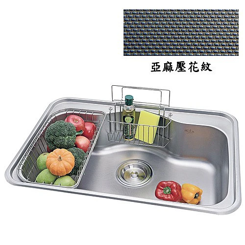 SE-730P壓花不銹鋼水槽-1