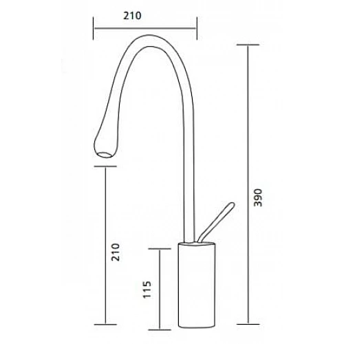 ART-90198水滴不銹鋼廚房龍頭-3