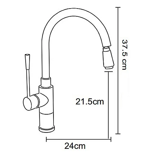 11311P-LF 無鉛認證廚房伸縮龍頭-1