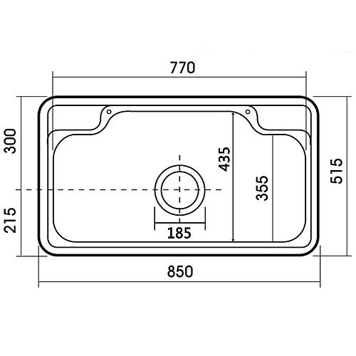 EDS-850P3 韓國壓花不銹鋼水槽-2