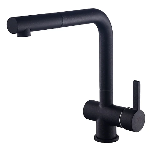 80193OB (金屬黑)不銹鋼伸縮龍頭-1