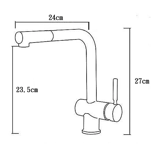 80193OB (金屬黑)不銹鋼伸縮龍頭-2