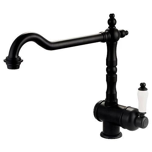 10166BK(黑色)古典廚房龍頭-1