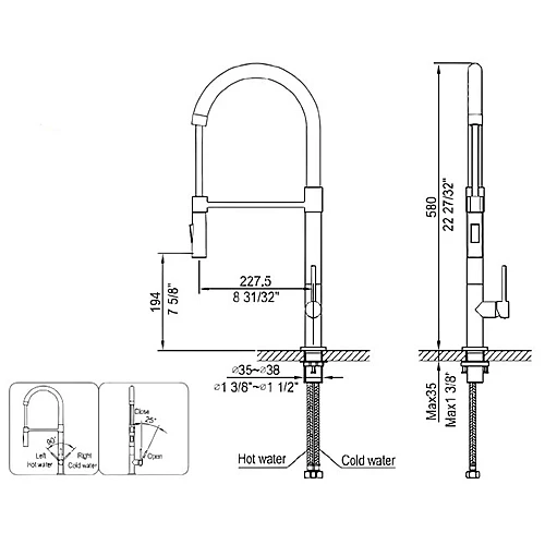 AB50-3732C美國無鉛廚房伸縮龍頭-2