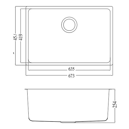 SRU-251610TW美國Dawn不銹鋼水槽-3
