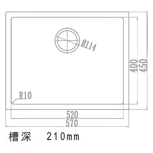 EKS-520G結晶石單水槽/金屬灰-2