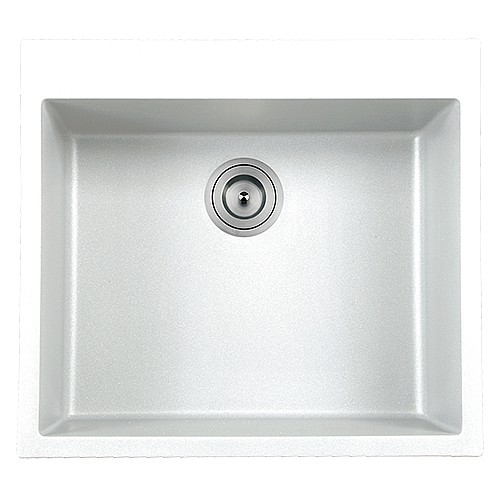 EKS-585W結晶石單水槽/白金-1