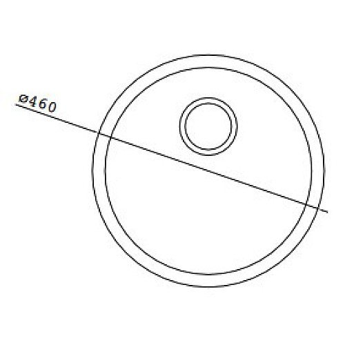 EKS-460W結晶石圓槽/白金-2