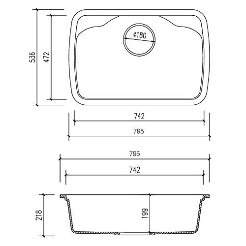 HS-770 壓克力人造石水槽-2