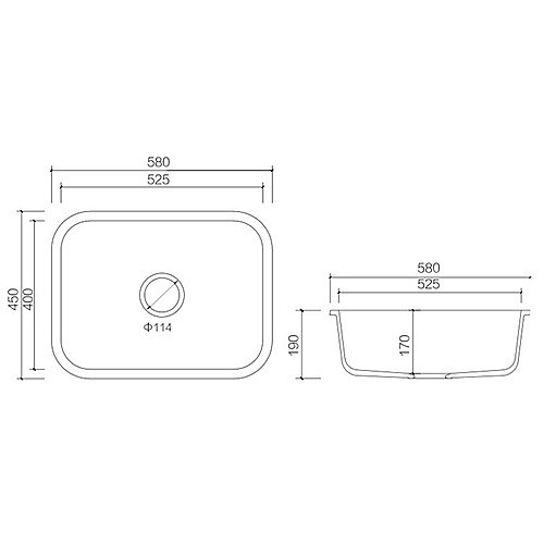 HS-530壓克力人造石水槽-2