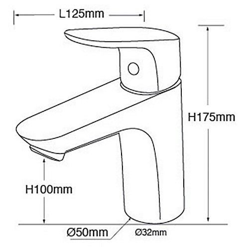 BK892面盆單孔龍頭-2
