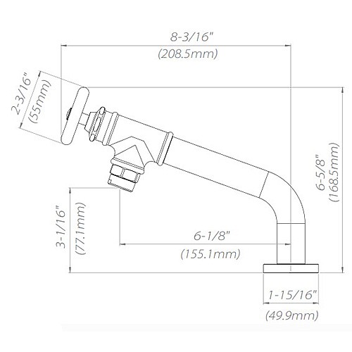 CH02工業風單冷水龍頭-2
